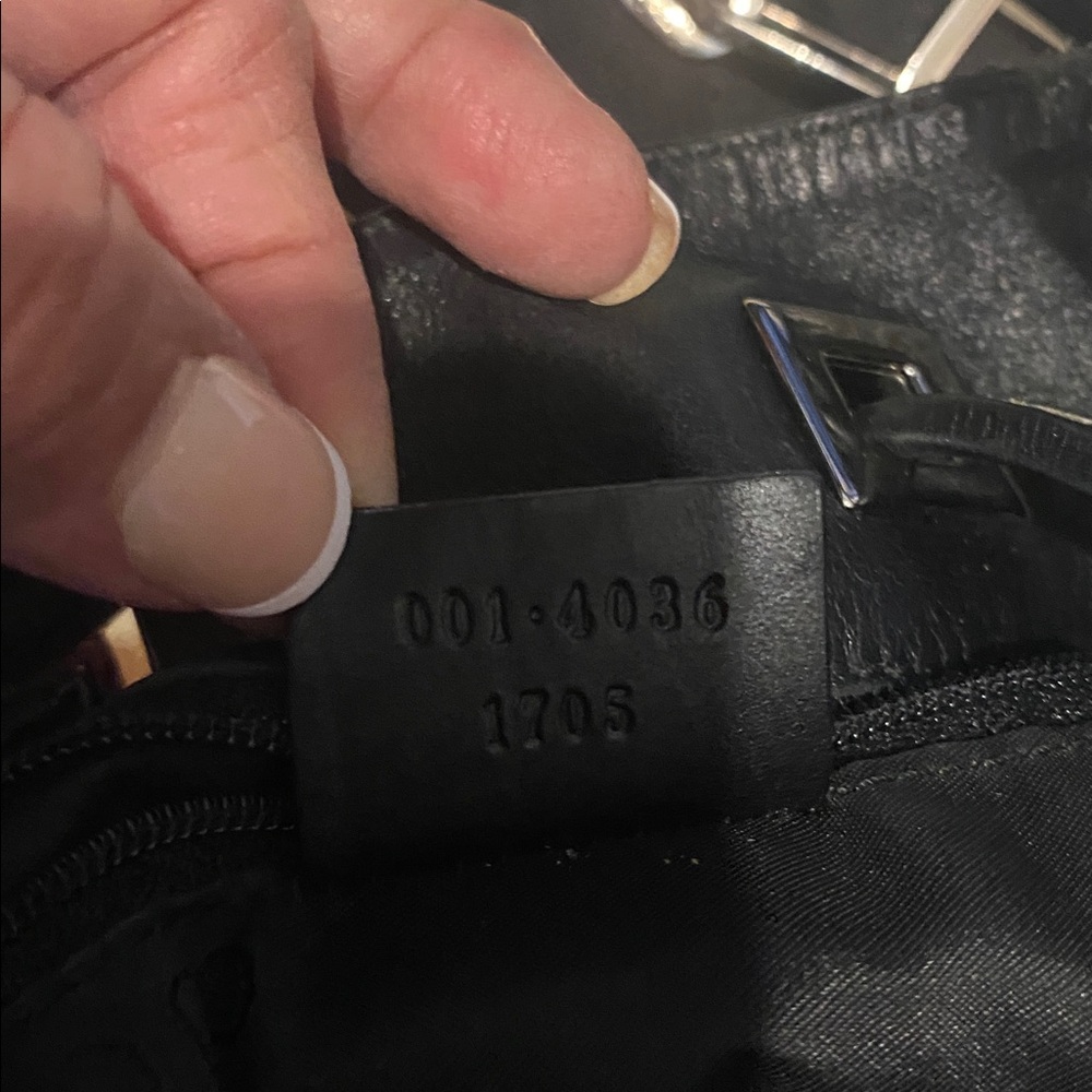 Gucci Black Monogram Tote with Chain Strap 100% Authentic - Picture 5 of 13